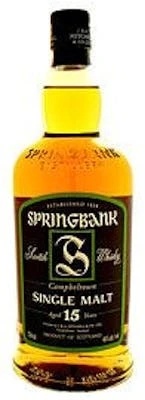 Springbank Campbeltown Single Malt Scotch Whisky 15 Year Old