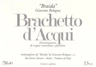 Braida Brachetto D'Acqui 1 Braida Brachetto D'Acqui