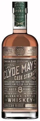 Clyde May's Cask Strength Alabama Style Whiskey 8 Year Old