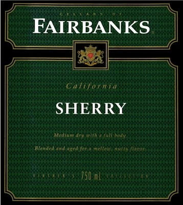 Gallo Fairbanks Sherry 1 Gallo Fairbanks Sherry