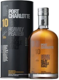 Bruichladdich Port Charlotte Heavily Peated Islay Single Malt Scotch Whisky 10 Year Old