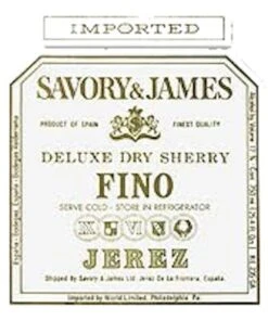 Savory & James Fino Sherry
