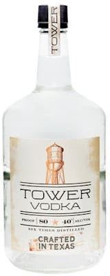 Tower Vodka Crafted In Texas Vodka