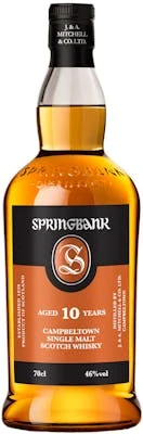 Springbank Campbeltown Single Malt Scotch Whisky 10 Year Old 1 Springbank Campbeltown Single Malt Scotch Whisky 10 Year Old