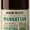 High West Distillery Manhattan Barrel Finished Cocktail