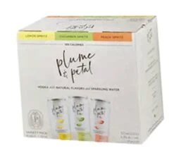 Plume & Petal Assorted Vodka Sparkling Variety Pack