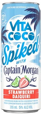 Vita Coco Spiked With Captain Morgan Strawberry Daiquiri