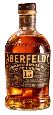 Aberfeldy Single Malt Scotch Whiskey Finished In Napa Valley Wine Casks 15 Year Old