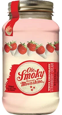 Ole Smoky Distillery White Chocolate Strawberry Cream Moonshine -Outlet The Wine Guy LI Store 617247