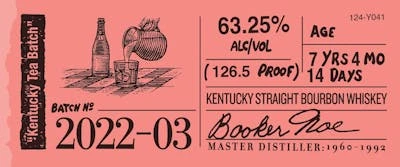 Booker's 2022-03 Kentucky Tea Batch 1 Booker's 2022-03 Kentucky Tea Batch